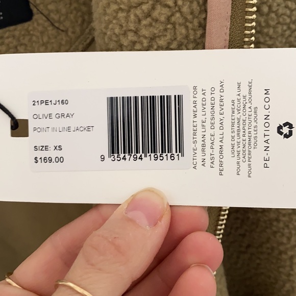 SOLD- PE NATION - fleece women’s jacket - NWT - Picture 6 of 6